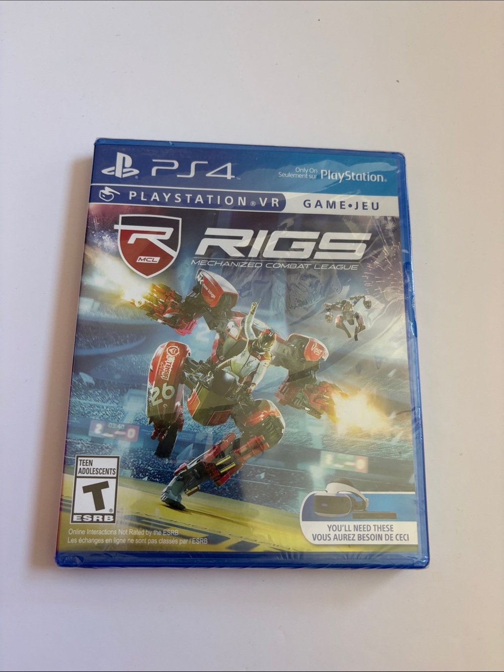 Sony PS4 RIGS Mechanized Combat League - Blue & Red Cover